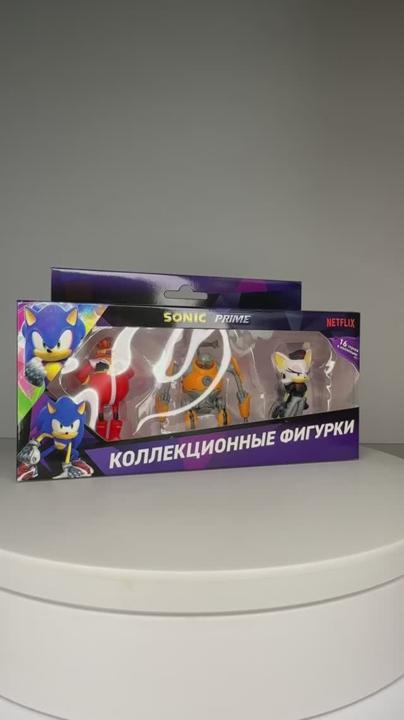 Sonic Prime фигурка 3 шт в коробке с окном:вид 4, (5х22х13), (SON2021-D) 3083502 — 2