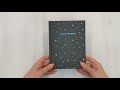 Книга для записей А5 160стр тчк. "Bullet Journal (ночное небо)" с наклейками — 3008040 — 3
