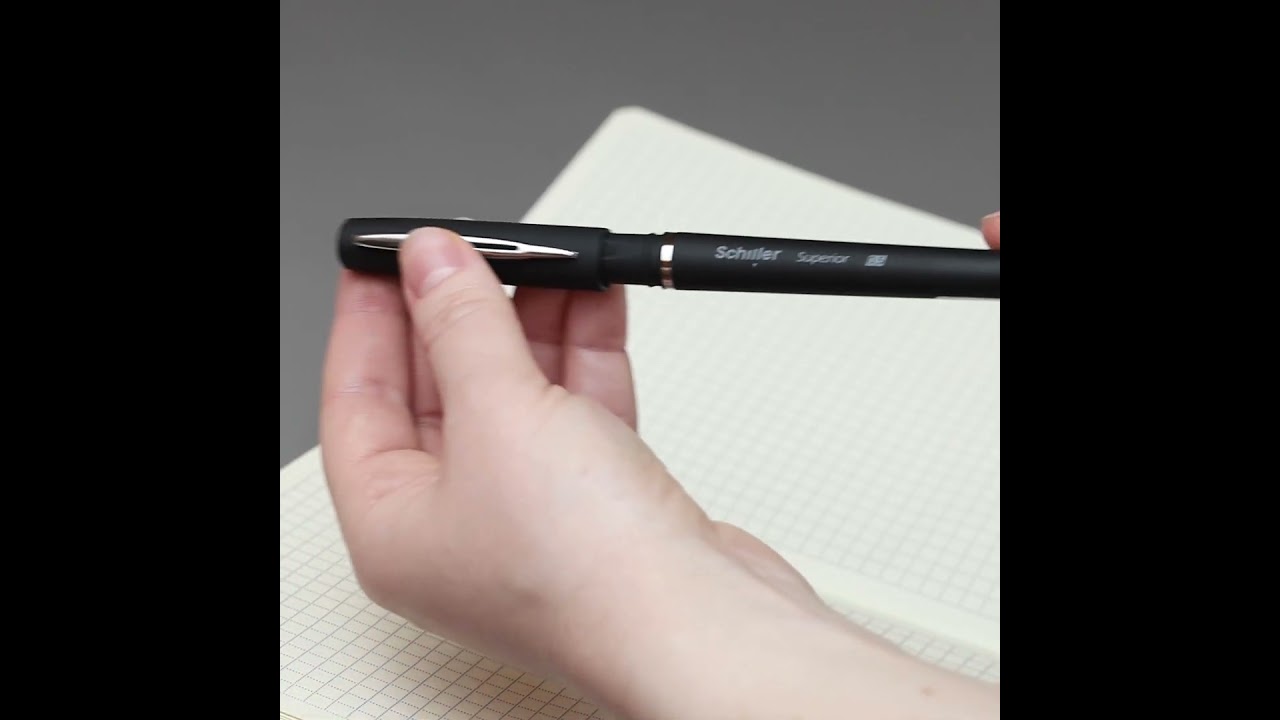 Гелевая ручка черная 0,5 мм, Superior, Schiller 2996909 — 3