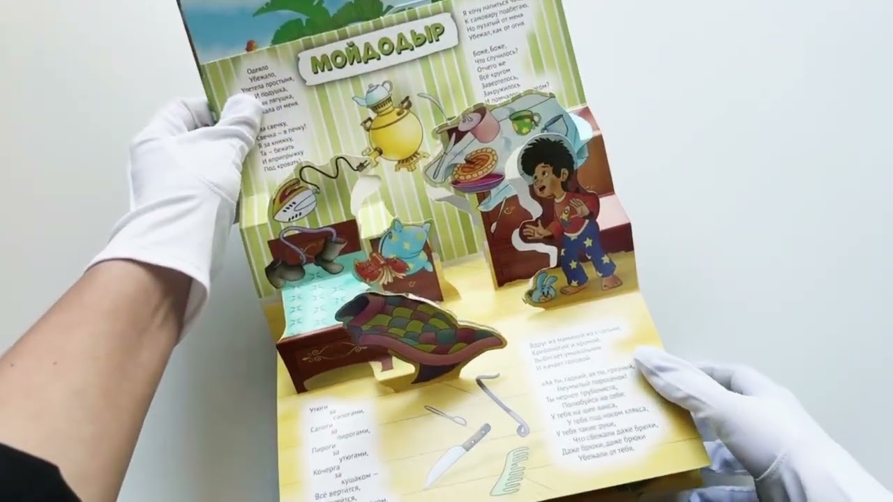 Книга СБОРНИК-ПАНОРАМКА 16 разворотов. К.ЧУКОВСКИЙ. СКАЗКИ (Корней Чуковский) — 3