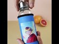Бутылка в чехле Аниме Синтонимы Персонаж на фоне неба (цветной) (Медина Мирай) (стекло) (300мл) — 2951381 — 3