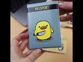 Набор (Обложка для паспорта 1шт + Кардхолдер 2шт) (Обложка для паспорта Уточка с ножом (ПВХ бокс) Чехол для карточек вертикальный Kawaii Котики Кусь Чехол для карточек горизонтальный Kигуруми Зверюшки) (упаковка) — 3082556 — 3