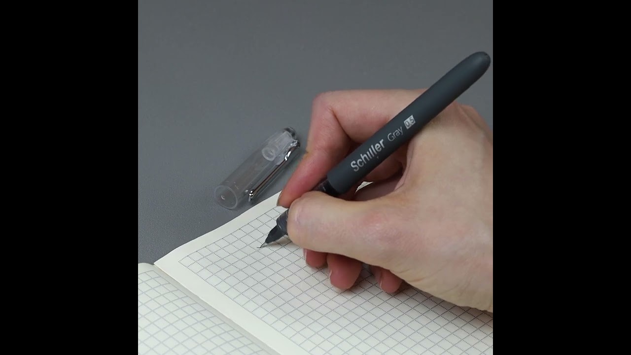 Гелевая ручка чёрная 0,5 мм, Gray, Schiller, в ассортименте 2996899 — 3
