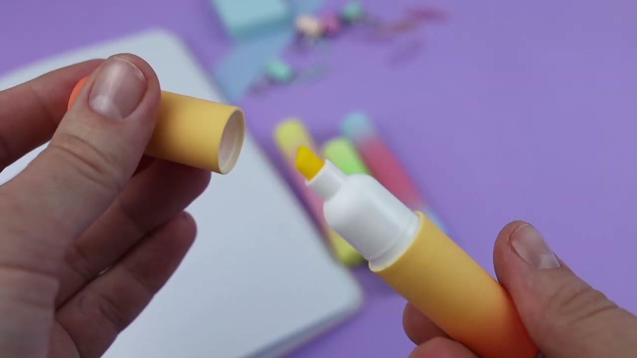 Текстовыделители 4 цвета "Градиент" soft touch, в ассортименте, Yoi 3073956 — 3