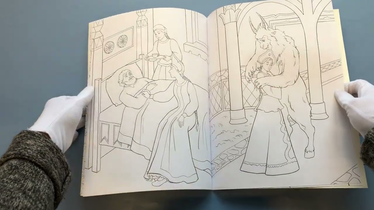 Книга Аленький цветочек. Раскраска () — 3