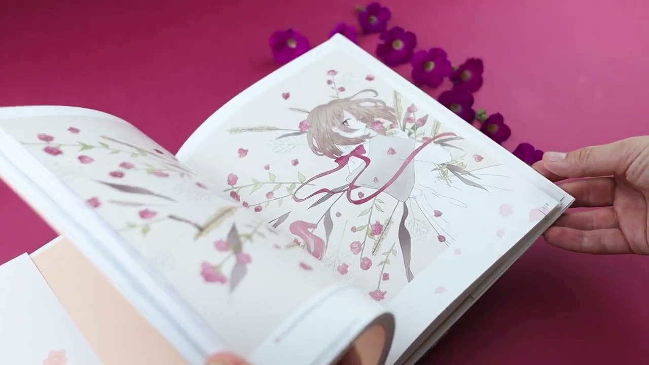 Книга Прекрасные девушки, нежные цветы. Артбук-коллекция от известных японских художников (Клара Скопина) — 4