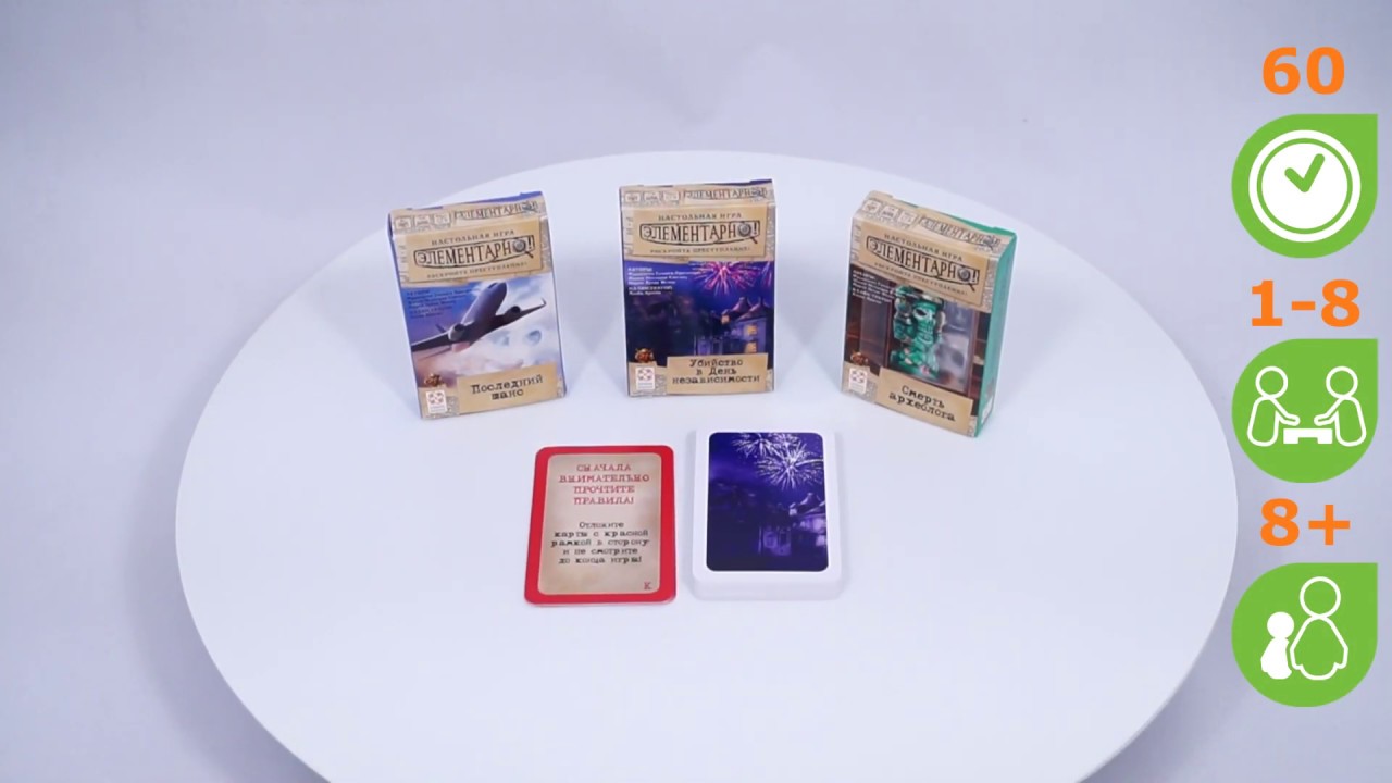 Настольная игра "Элементарно 1: Смерть археолога" 2956561 — 3